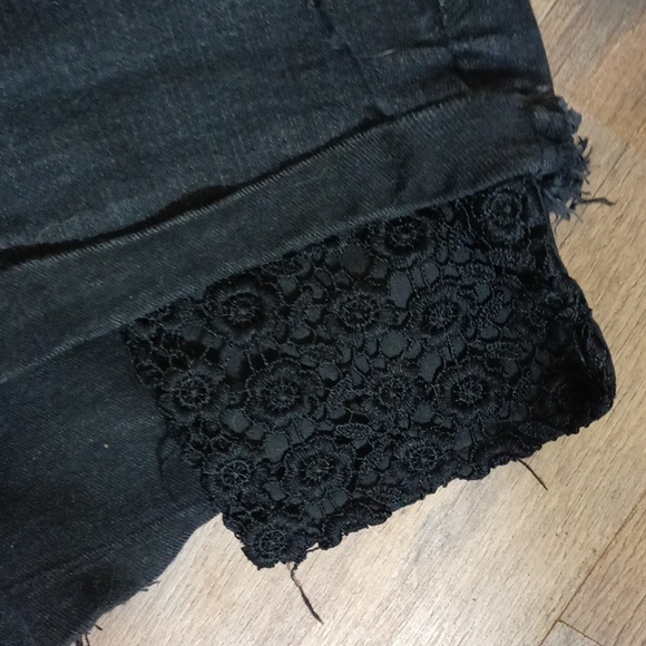 mudd black denim Blue jeans shorts - Picture 4 of 6